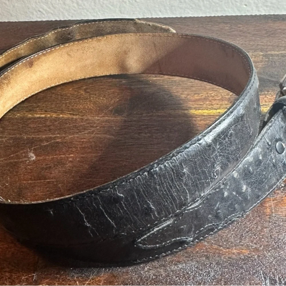 Tony Lama vintage western belt‎ black size 42